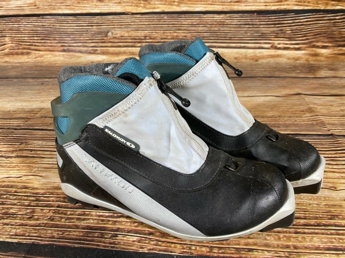 SALOMON Nordic Cross Country Ski Boots Size EU38 US6.5 SNS profil 2109