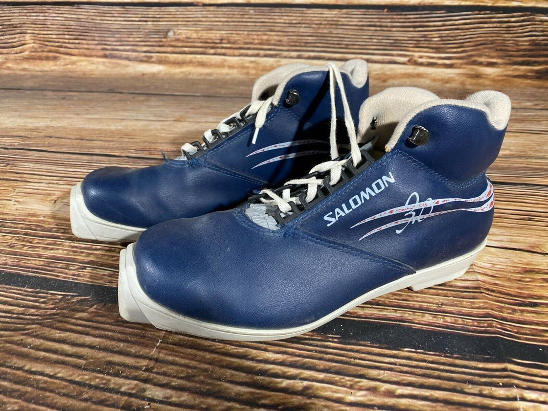 SALOMON 3.0 Nordic Cross Country Ski Boots Size EU40 US7.5 SNS profil 2063