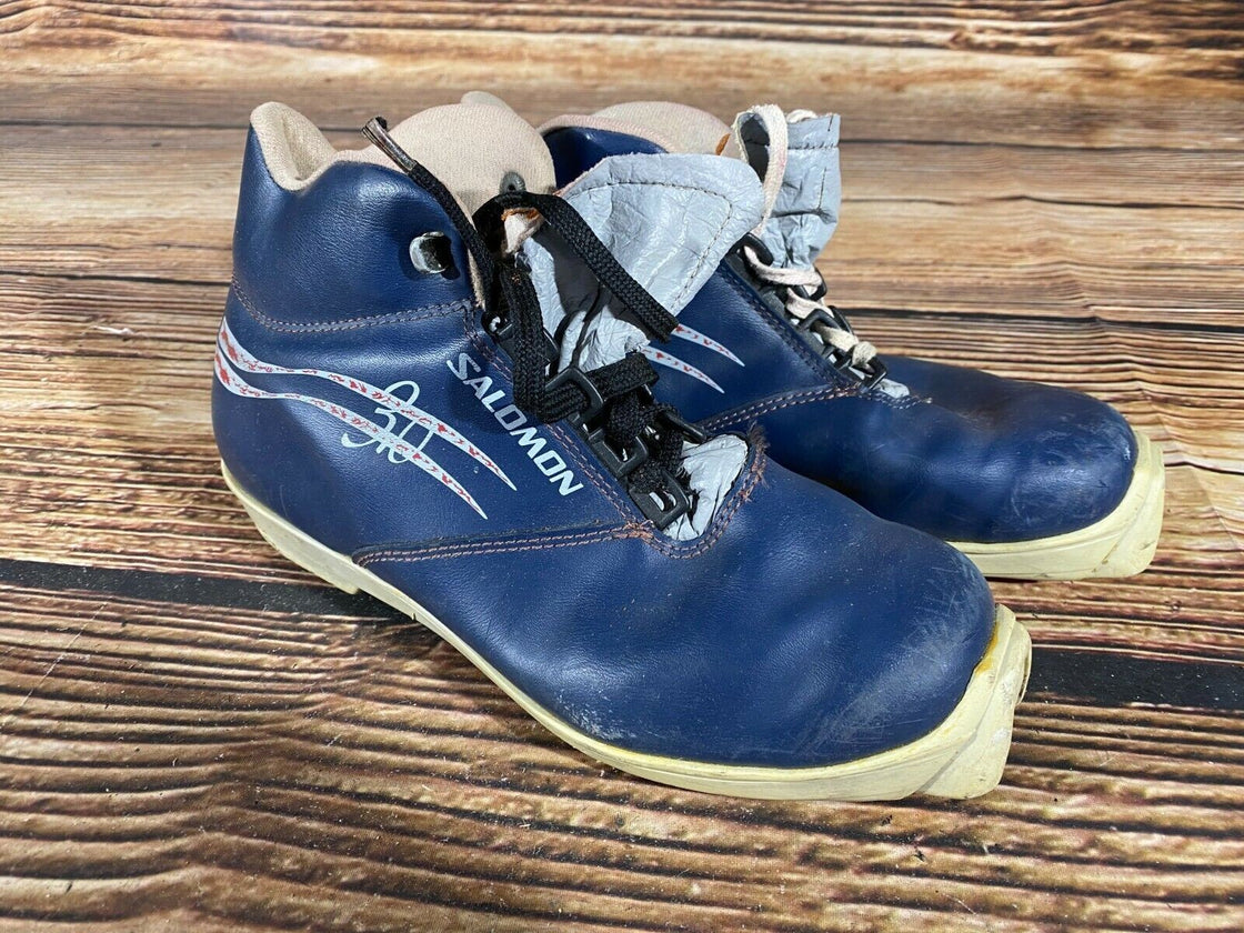 SALOMON 3.0 Nordic Cross Country Ski Boots Size EU40 US7.5 SNS profil 2075