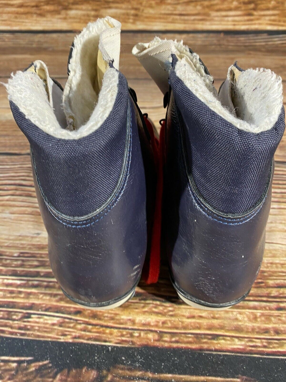 SALOMON Leather Nordic Cross Country Ski Boots Size EU38 US6 SNS profil 2233