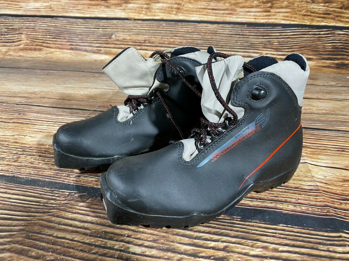 SALOMON Escape 4 Nordic Cross Country Ski Boots Size EU37 US4.5 SNS profil 2428