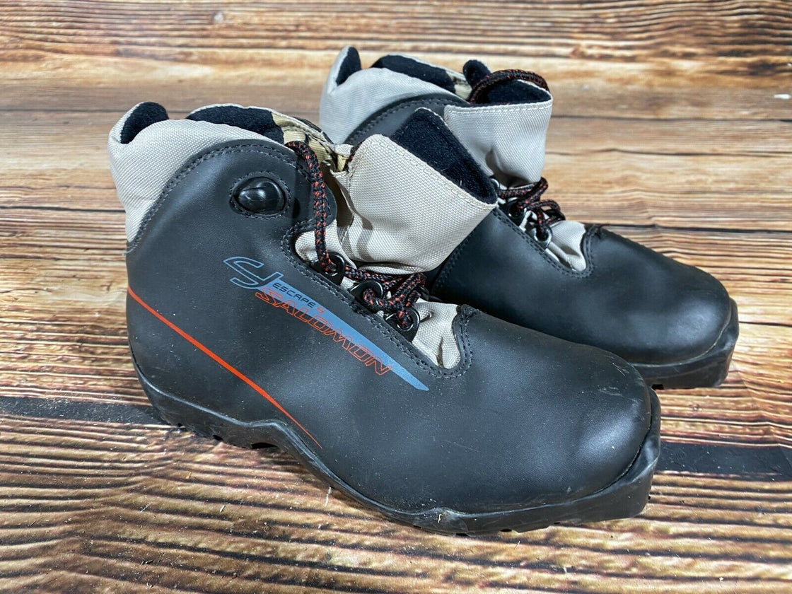 SALOMON Escape 4 Nordic Cross Country Ski Boots Size EU37 US4.5 SNS profil 2428