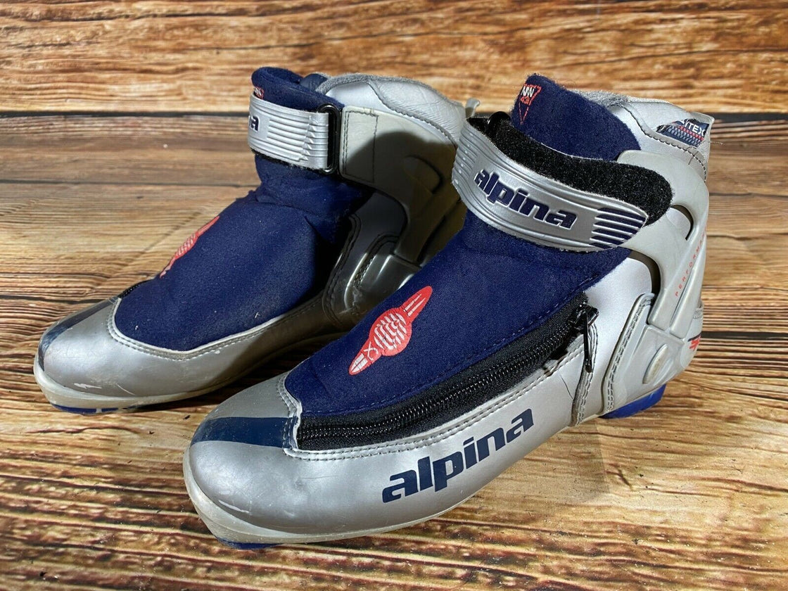 Alpina 438 Nordic Cross Country Ski Boots Size EU37 US5 NNN bindings 736