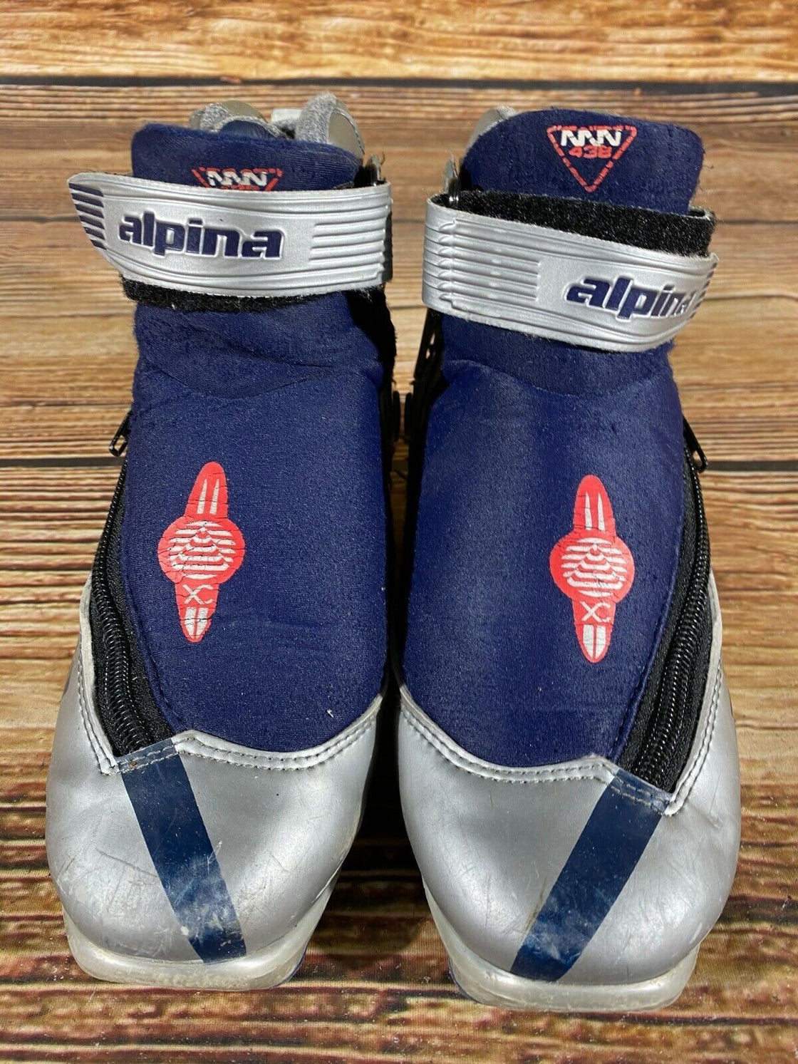 Alpina 438 Nordic Cross Country Ski Boots Size EU37 US5 NNN bindings 736