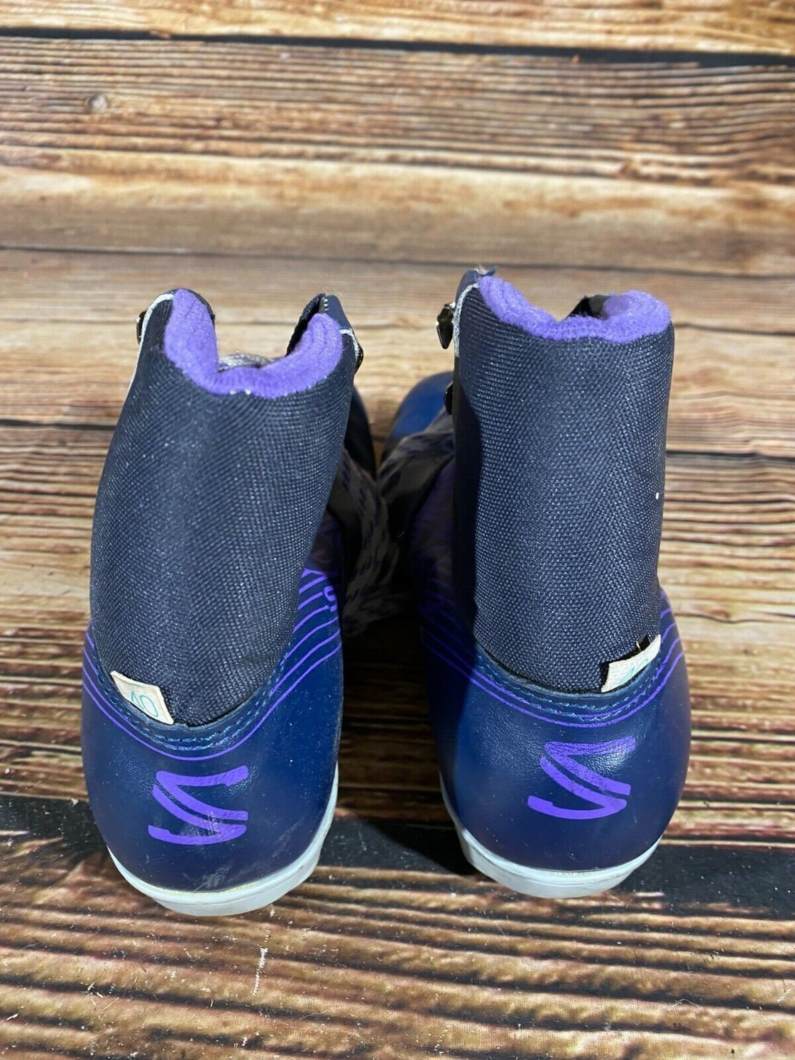 SALOMON 361 SR Nordic Cross Country Ski Boots Size EU40 US7.5 SNS profil 2359