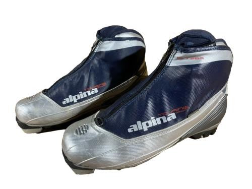 Alpina ST28G Nordic Cross Country Ski Boots Size EU40 US7.5 NNN bindings 2831