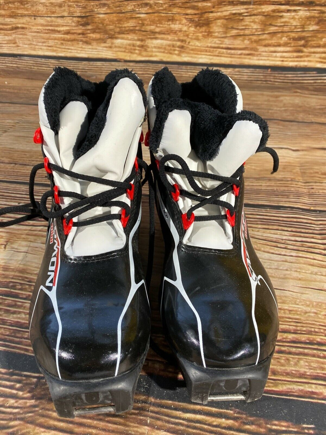 SALOMON Mini Nordic Cross Country Ski Boots Size EU37 1/3 US5 SNS profil 2253