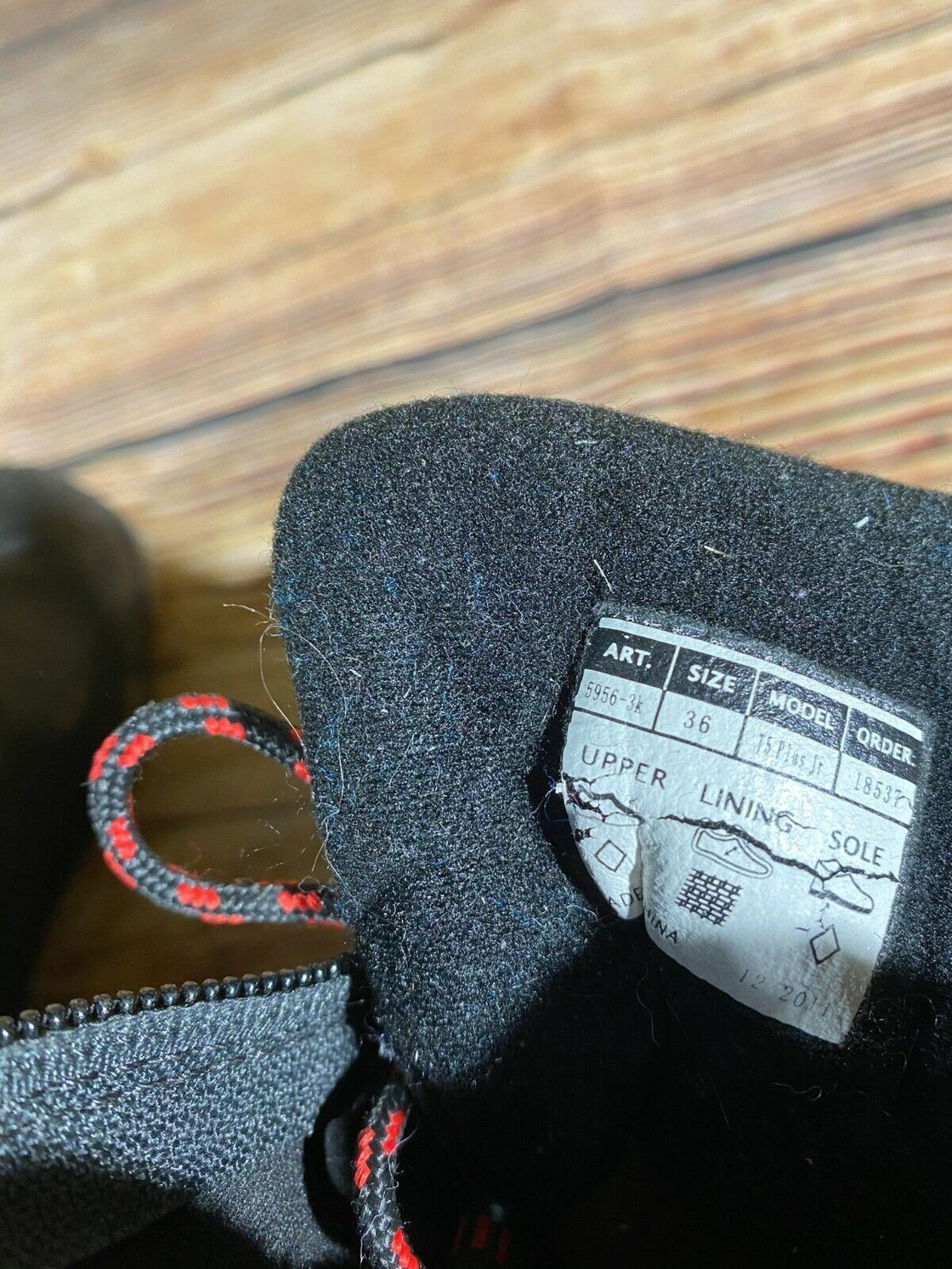 Alpina T5 JR Nordic Cross Country Ski Boots Size EU36 US4.5 NNN bindings 866