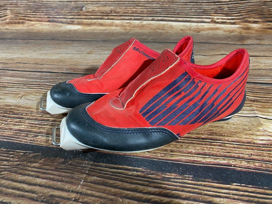 Salomon SR801 Cross Country Ski Boots Classic SNS Profil EU 38 US 6 Vintage 1228