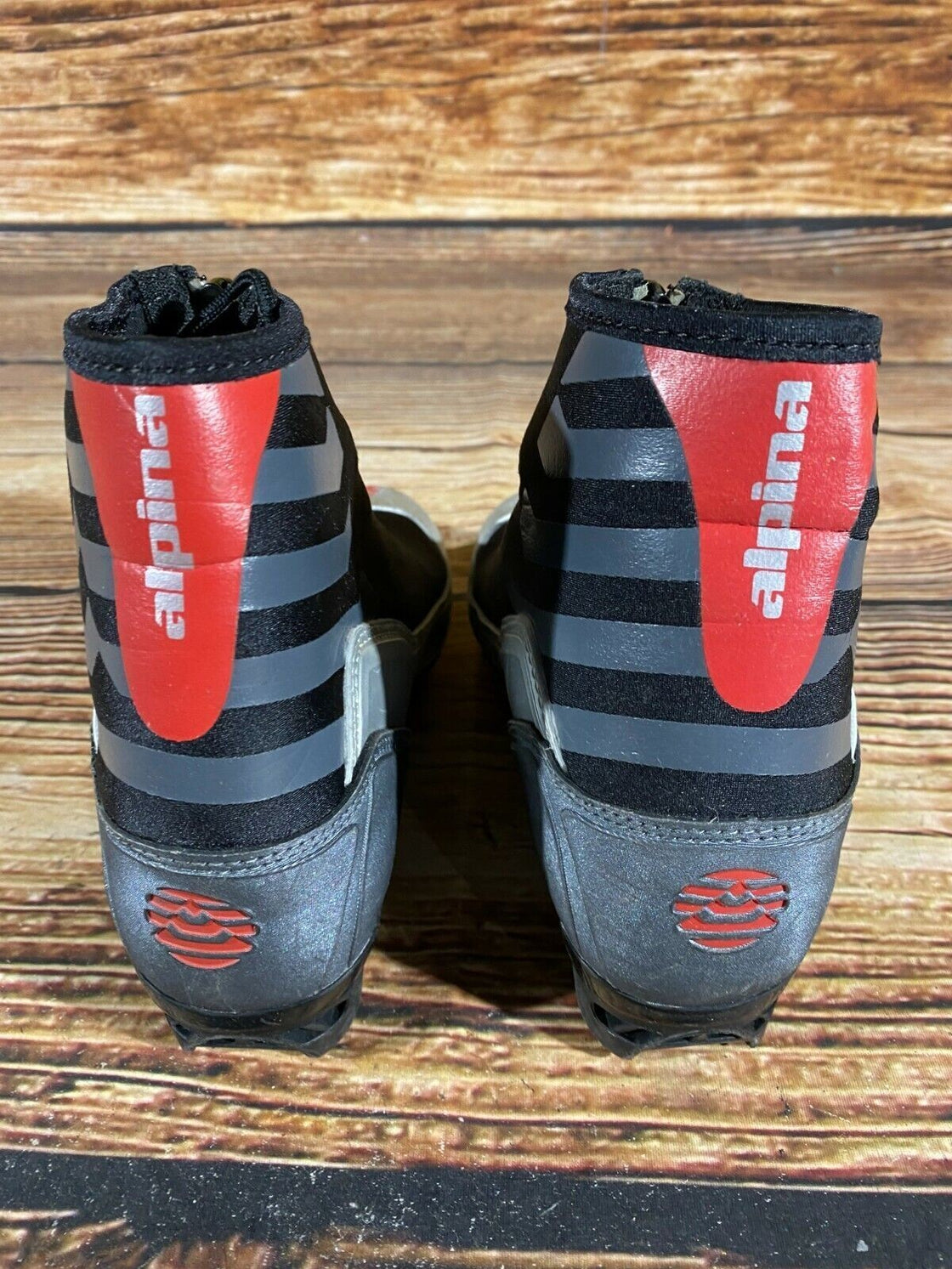 Alpina T10 JR Nordic Cross Country Ski Boots Size EU35 US3.5 NNN bindings 861