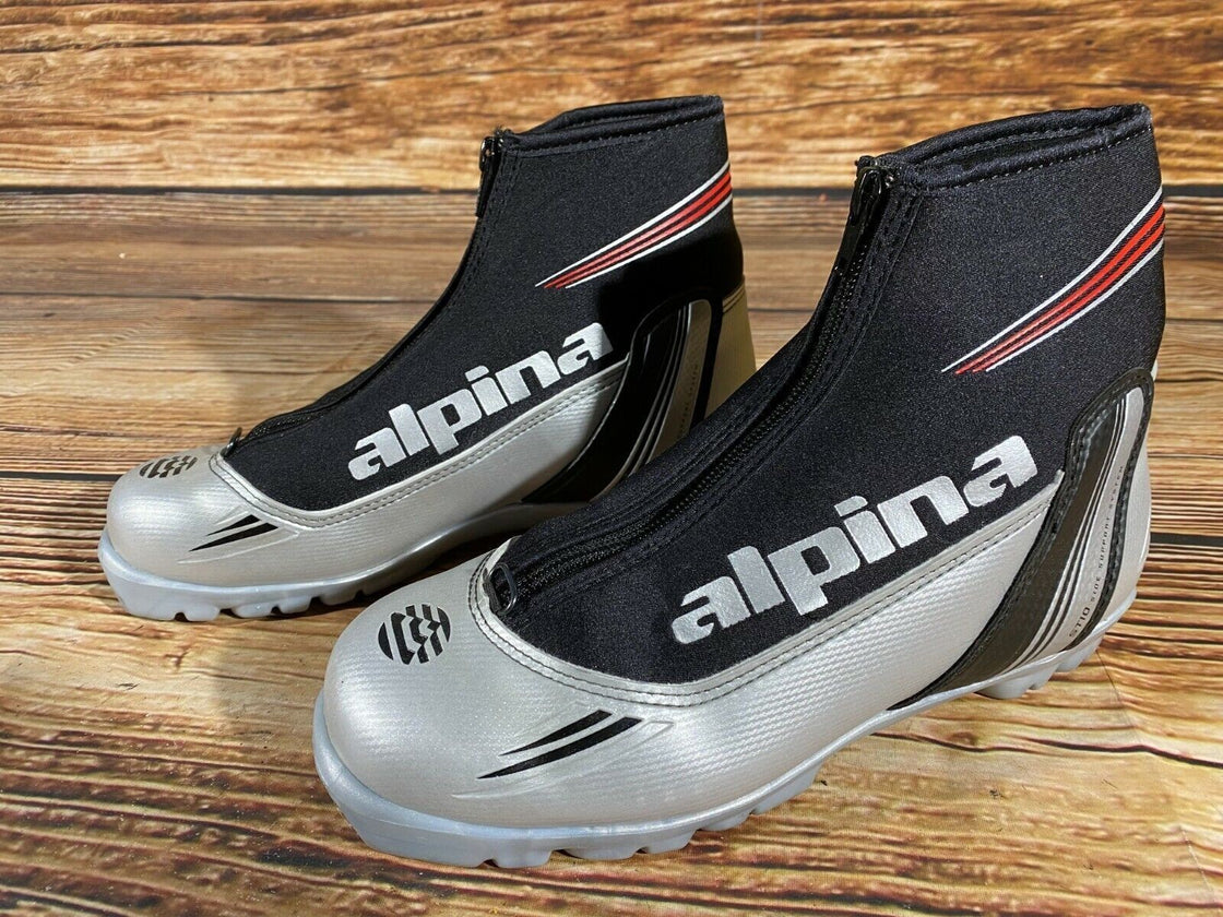 Alpina ST10 Nordic Cross Country Ski Boots Size EU38 US6 NNN bindings 799