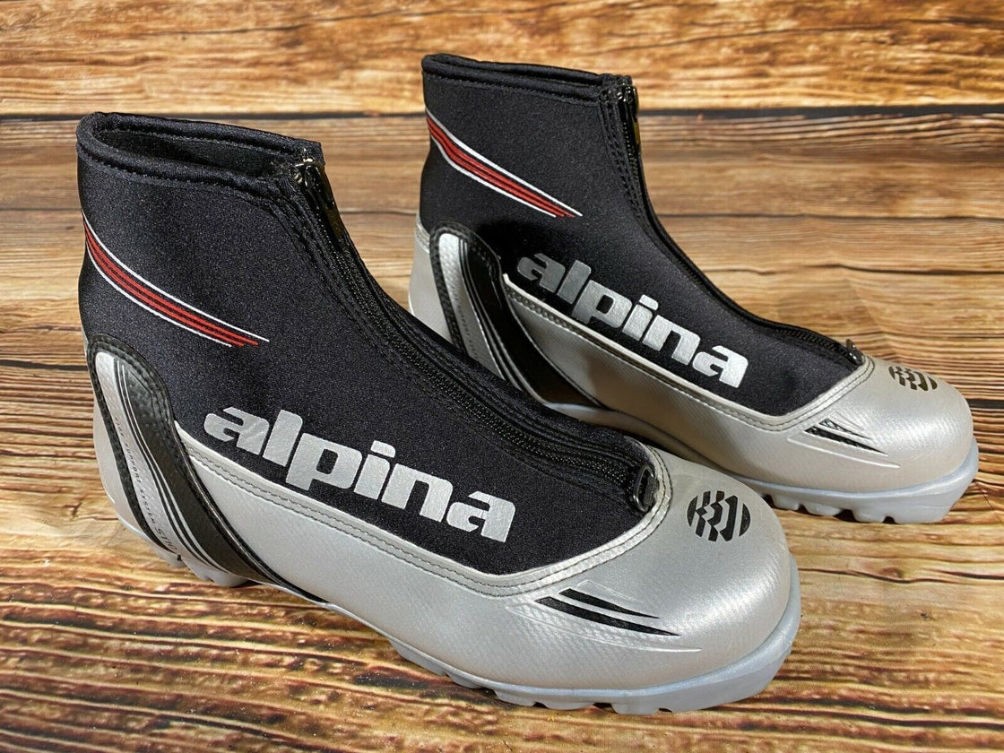 Alpina ST10 Nordic Cross Country Ski Boots Size EU38 US6 NNN bindings 799