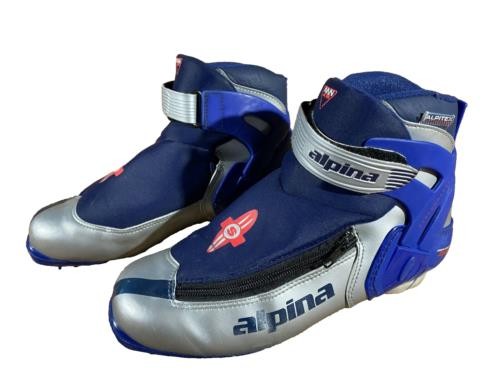 Alpina 438 Nordic Cross Country Ski Boots Size EU41 US8 NNN bindings 989