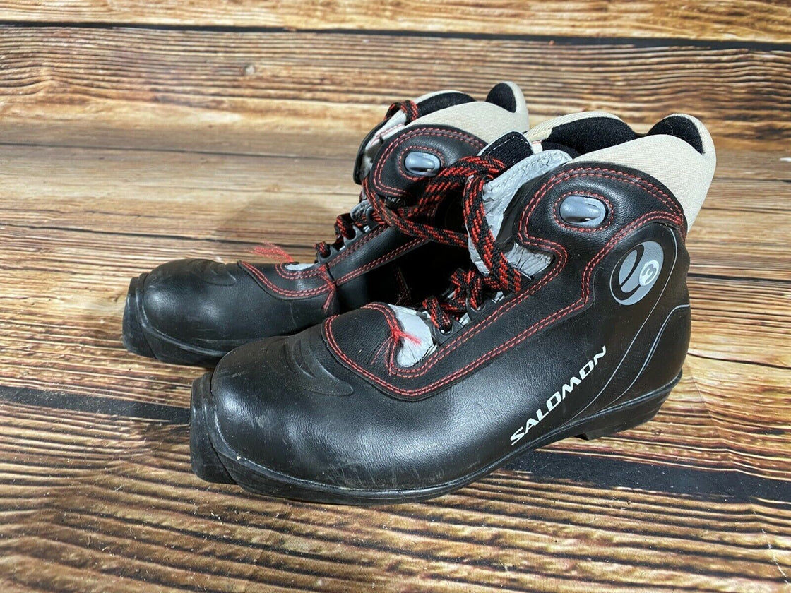 SALOMON E3 Nordic Cross Country Ski Boots Size EU38 US5 SNS profil 2314
