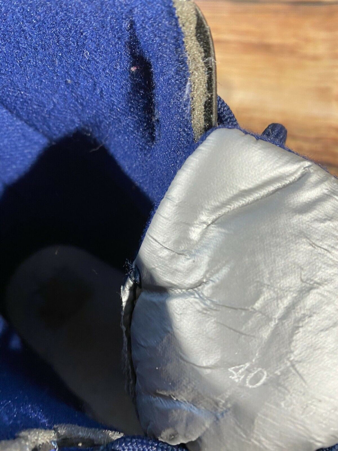 Alpina ST11J Nordic Cross Country Ski Boots Size EU40 US7.5 NNN bindings 714