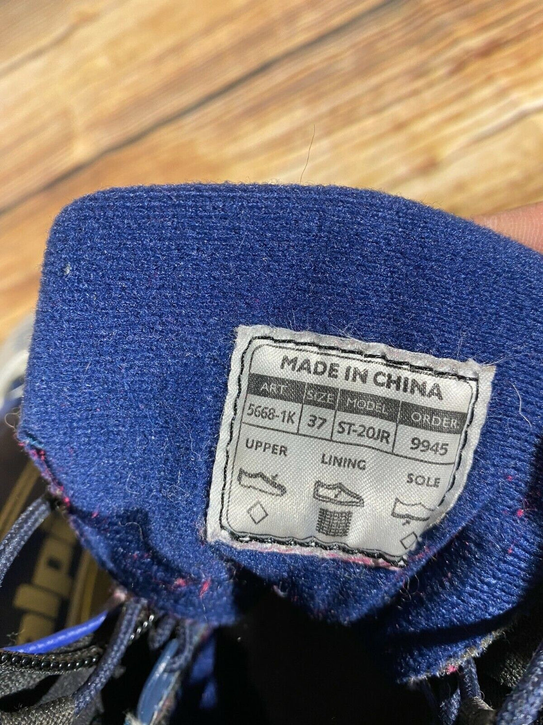 Alpina ST20JR Nordic Cross Country Ski Boots Size EU37 US5 NNN bindings 597