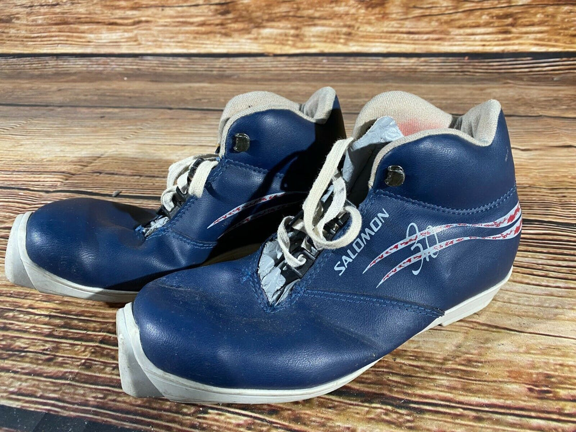 SALOMON 3.0 Nordic Cross Country Ski Boots Size EU37 US5 SNS profil 2072