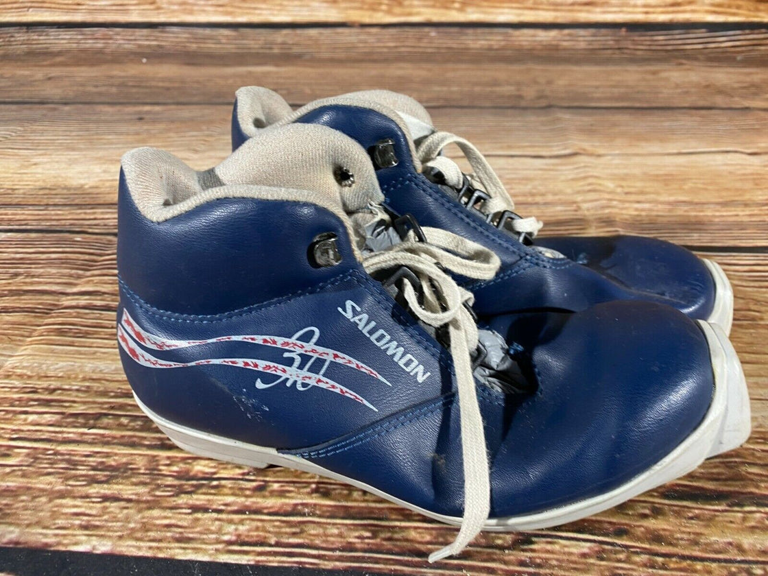 SALOMON 3.0 Nordic Cross Country Ski Boots Size EU37 US5 SNS profil 2072
