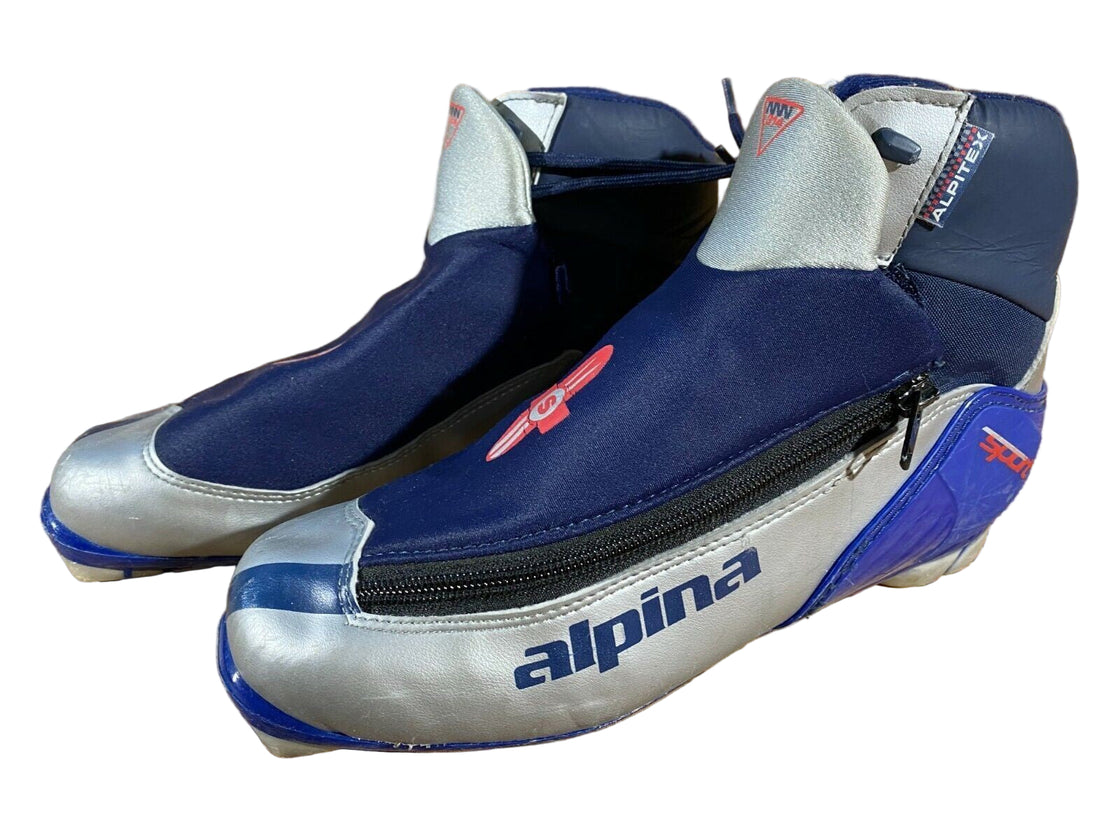 Alpina 314 Nordic Cross Country Ski Boots Size EU41 US8 NNN bindings 609