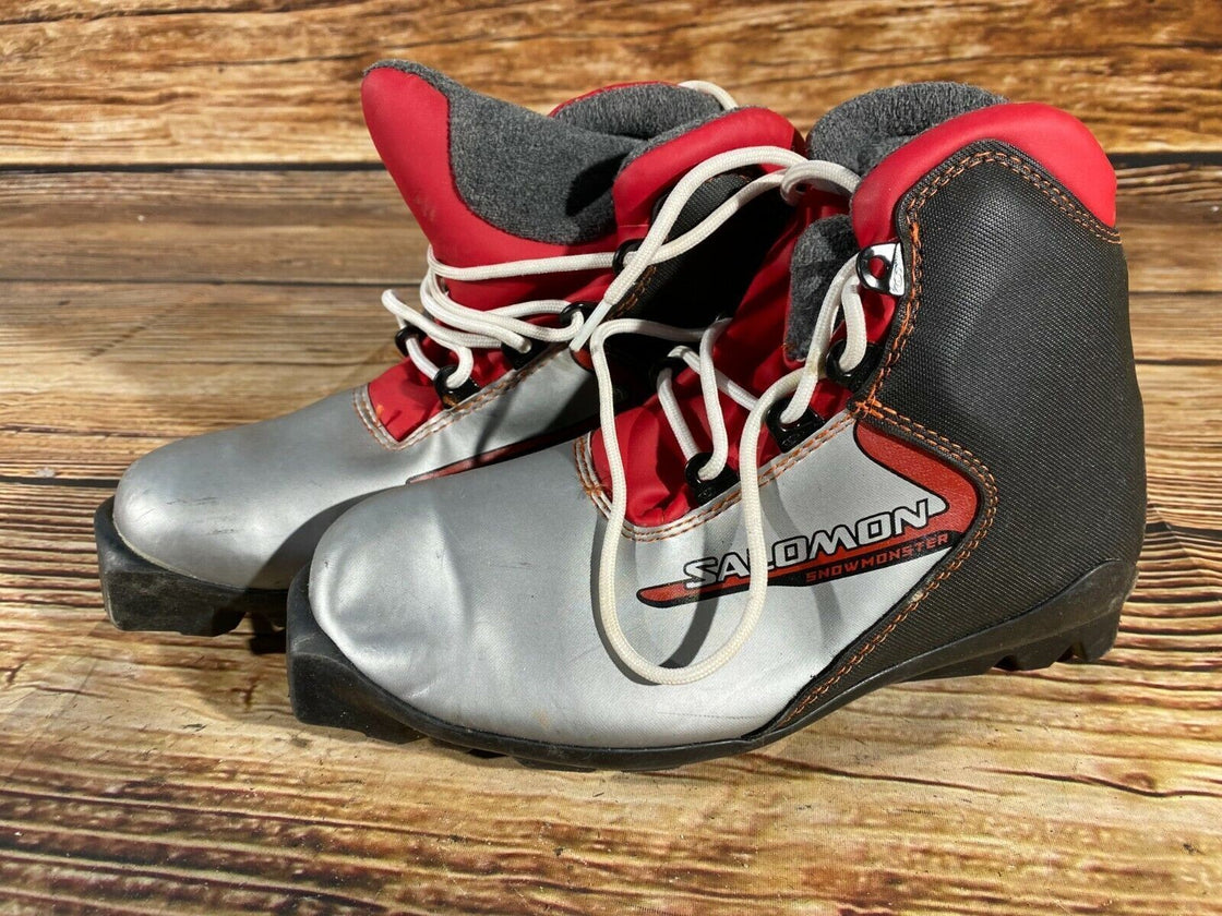 SALOMON Nordic Cross Country Ski Boots Size EU38 US5.5 SNS profil 2066