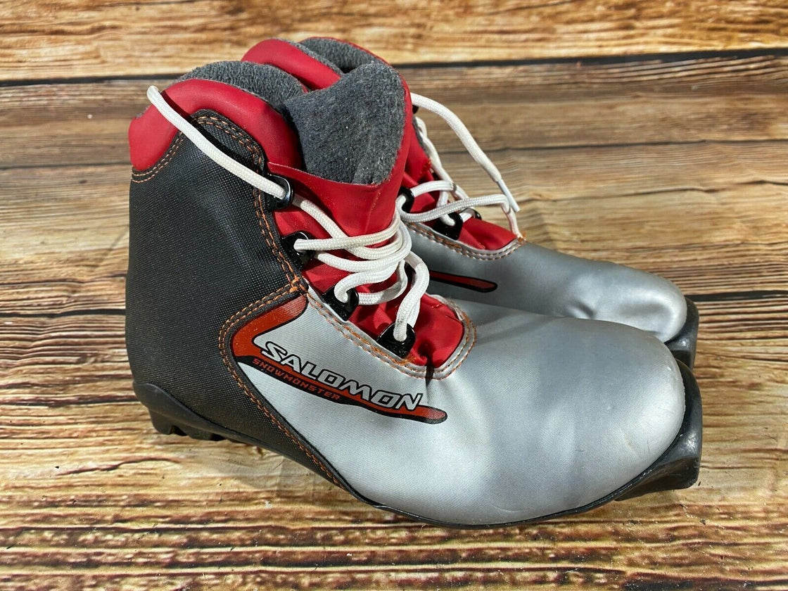 SALOMON Nordic Cross Country Ski Boots Size EU38 US5.5 SNS profil 2066