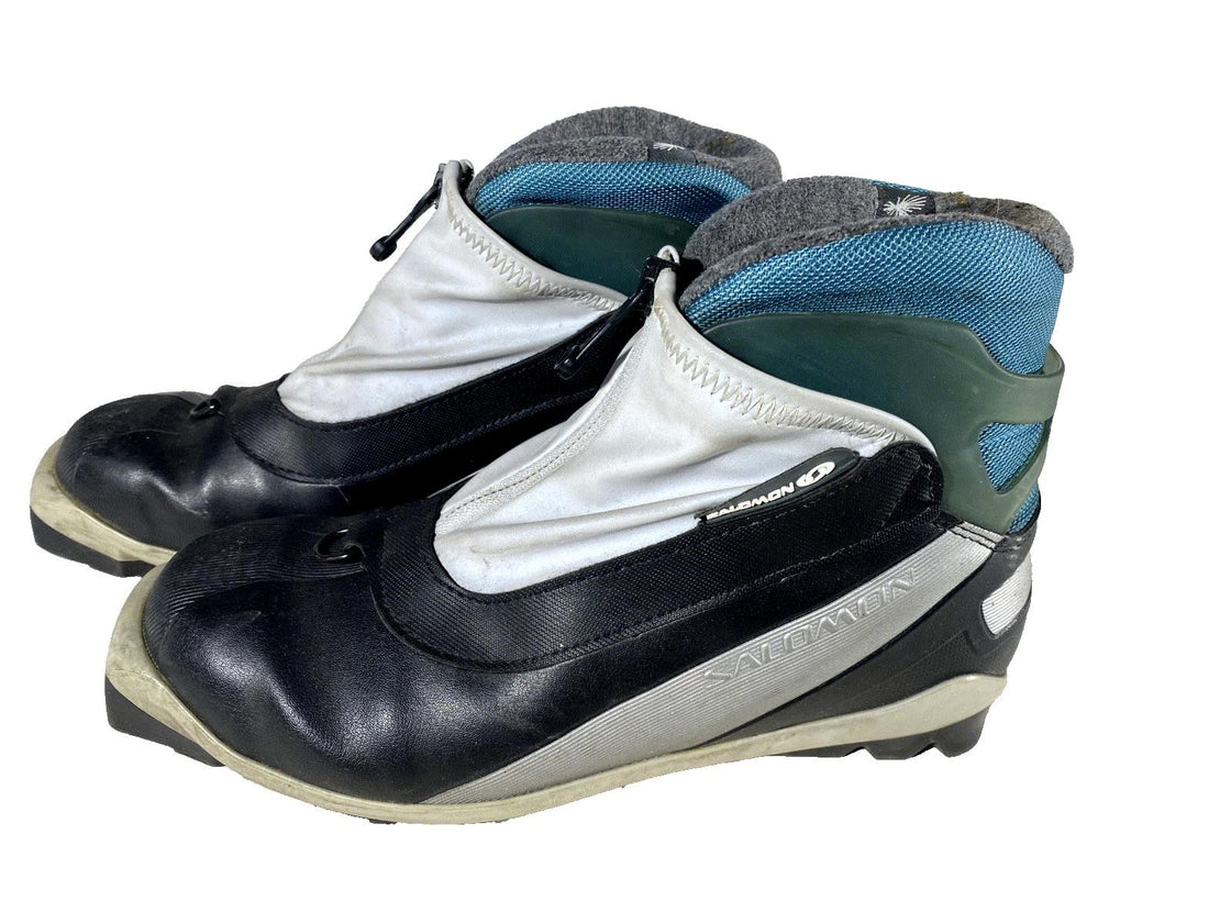 SALOMON Classic Nordic Cross Country Ski Boots Size EU38 2/3 US7 SNS Profil 2158