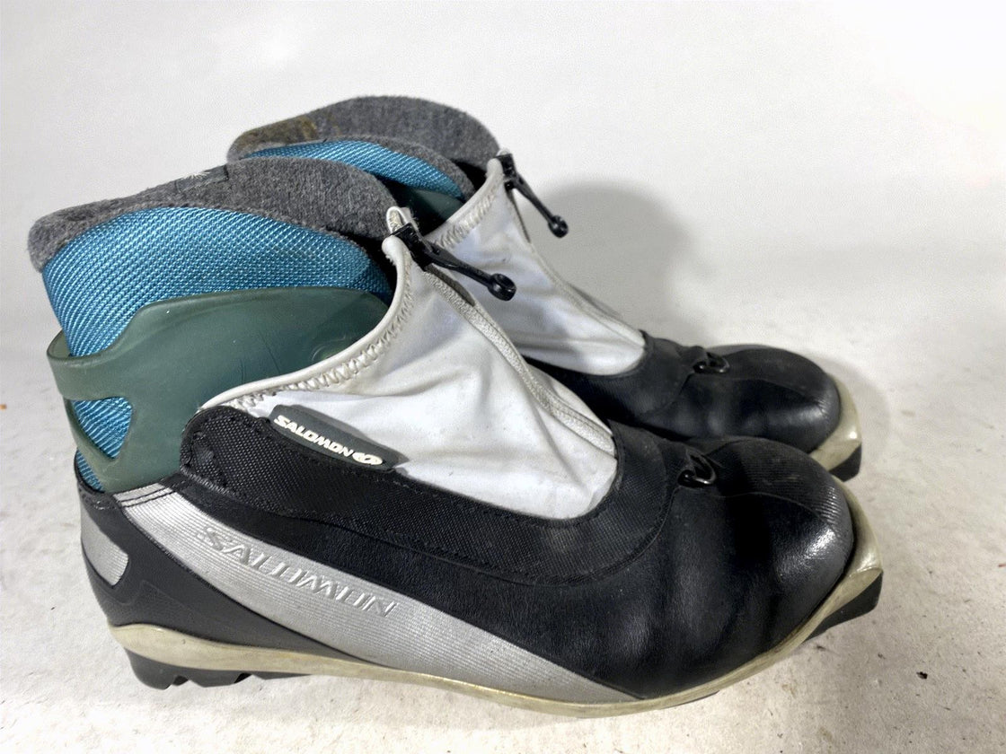SALOMON Classic Nordic Cross Country Ski Boots Size EU38 2/3 US7 SNS Profil 2158