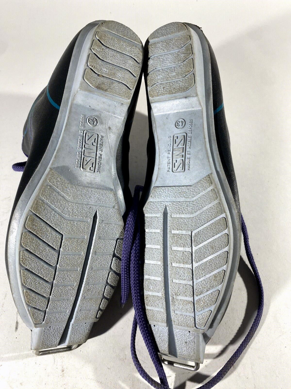 Tecno TC60 Cross Country Ski Boots Classic SNS Profil EU 43 US 9.5 Vintage 1204