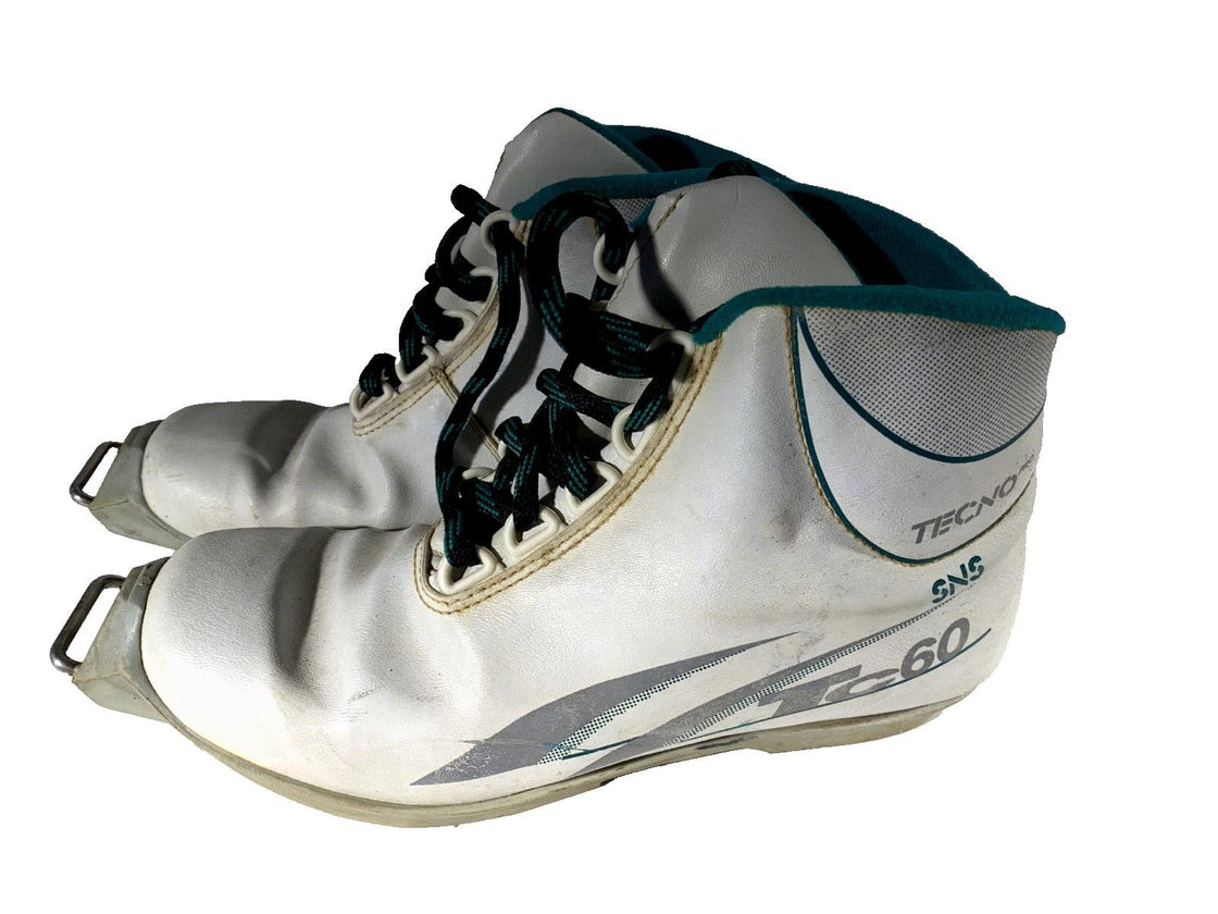 Tecno Nordic Cross Country Ski Boots Size EU38 US6 for SNS Old Bindings 1251