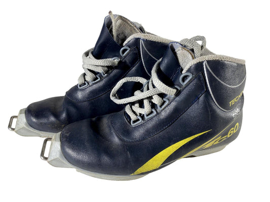 Tecno Cross Country Ski Boots Classic SNS Profil EU 37 US 5 Vintage 1249