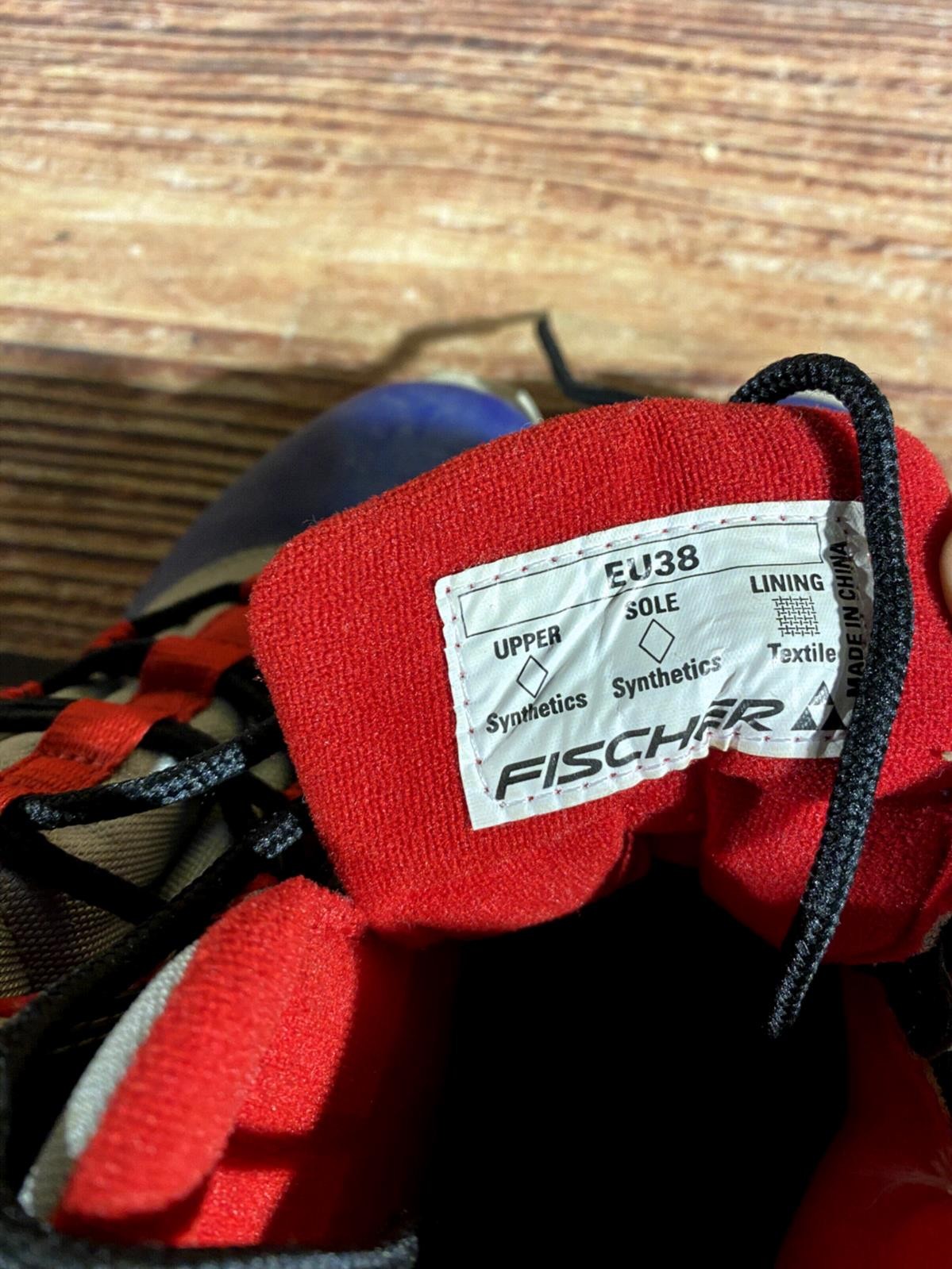 Fischer SL Crystal Cross Country Ski Boots Classic SNS Profil EU 38 US 6 1166