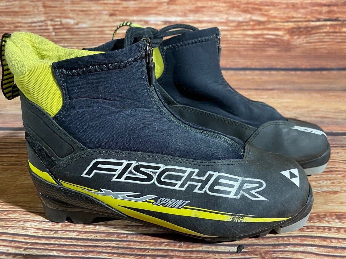 Fischer XJ Sprint Nordic Cross Country Ski Boots Size EU37 US5 for NNN 1415