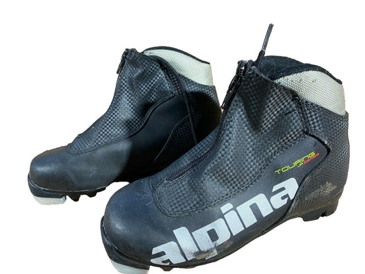 Alpina Touring Cross Country Ski Boots Classic NNN EU 35 US 3.5 Kids 226mm 923