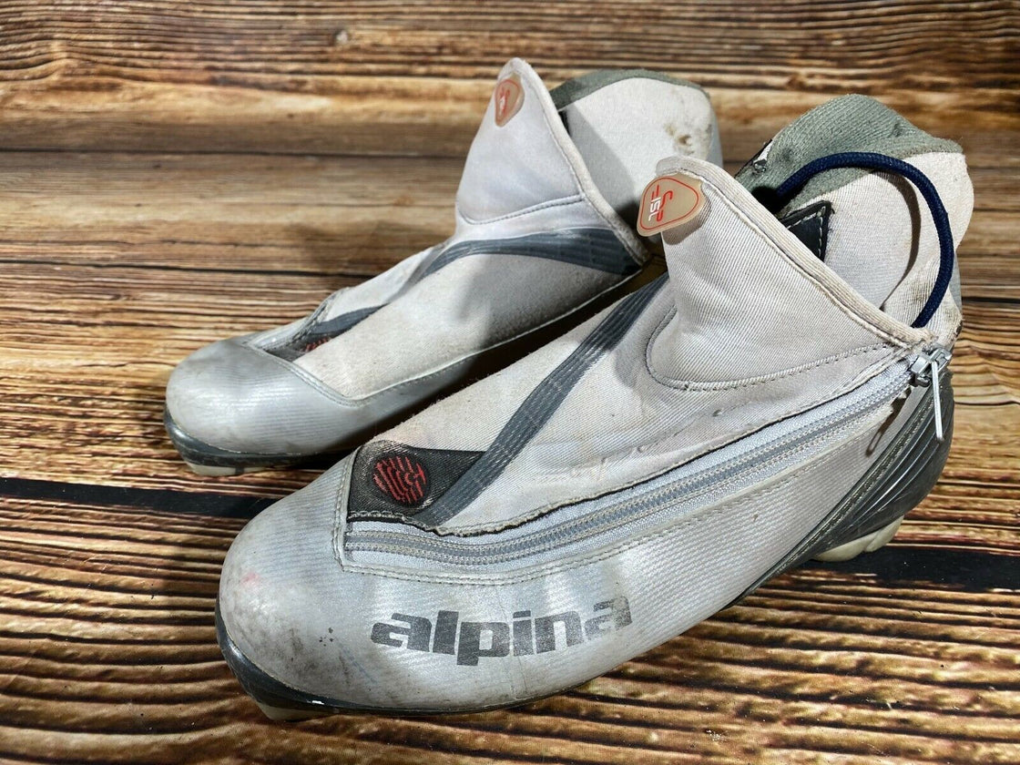 Alpina SP15L Nordic Cross Country Ski Boots Size EU39 US7 NNN 1038