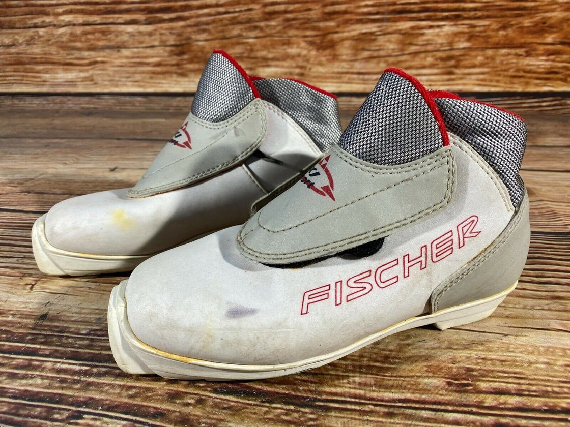 Fischer Sport Kids Nordic Cross Country Ski Boots Size EU34 US3 SNS Profil F-343