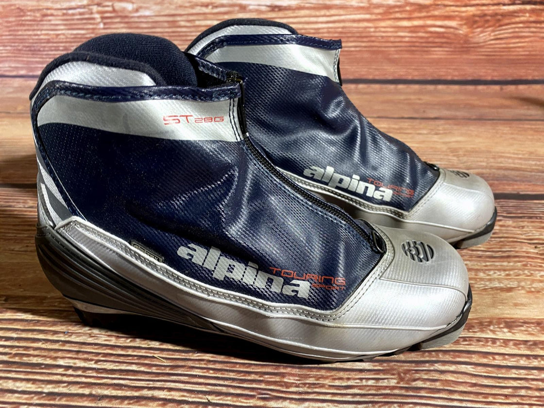 Alpina ST28G Nordic Cross Country Ski Boots Size EU41 US8 for NNN 3162