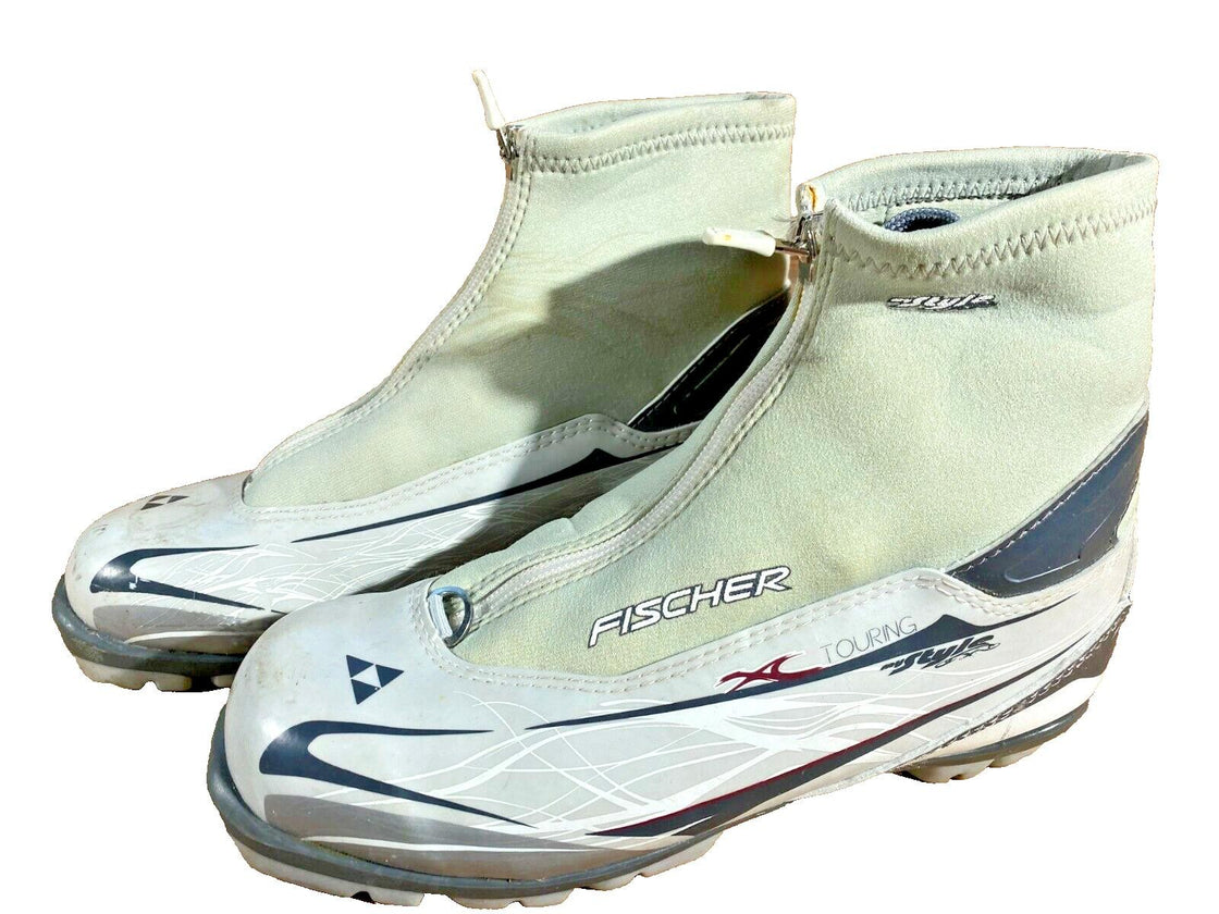 Fischer XC Touring Nordic Cross Country Ski Boots Size EU38 US6 NNN 2462