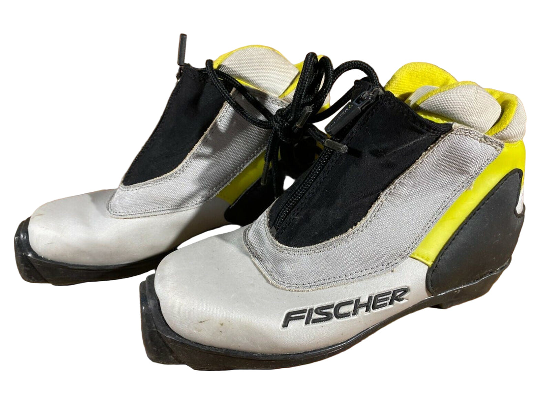 Fischer XJ Sprint Kids Nordic Cross Country Ski Boots Size EU35 SNS Profil F-162
