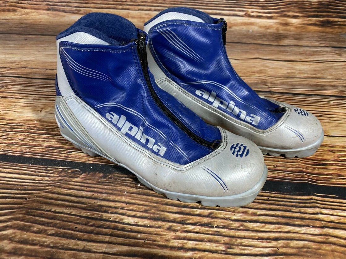 Alpina ST20JR Nordic Cross Country Ski Boots Size EU40 US7.5for NNN 1007