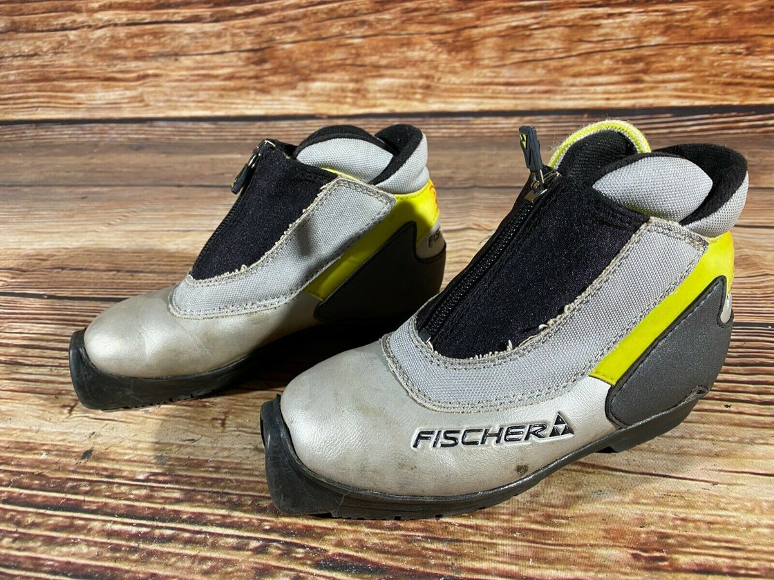 Fischer XJ Sprint Kids Cross Country Ski Boots Size EU30 US12 SNS Profil F-164