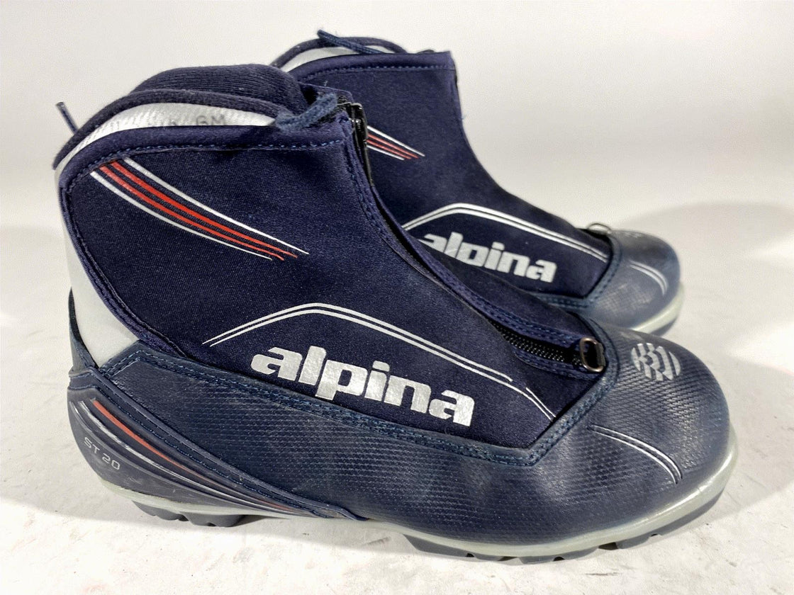Alpina ST20 Nordic Cross Country Ski Boots Size EU38 US6 for NNN 2835