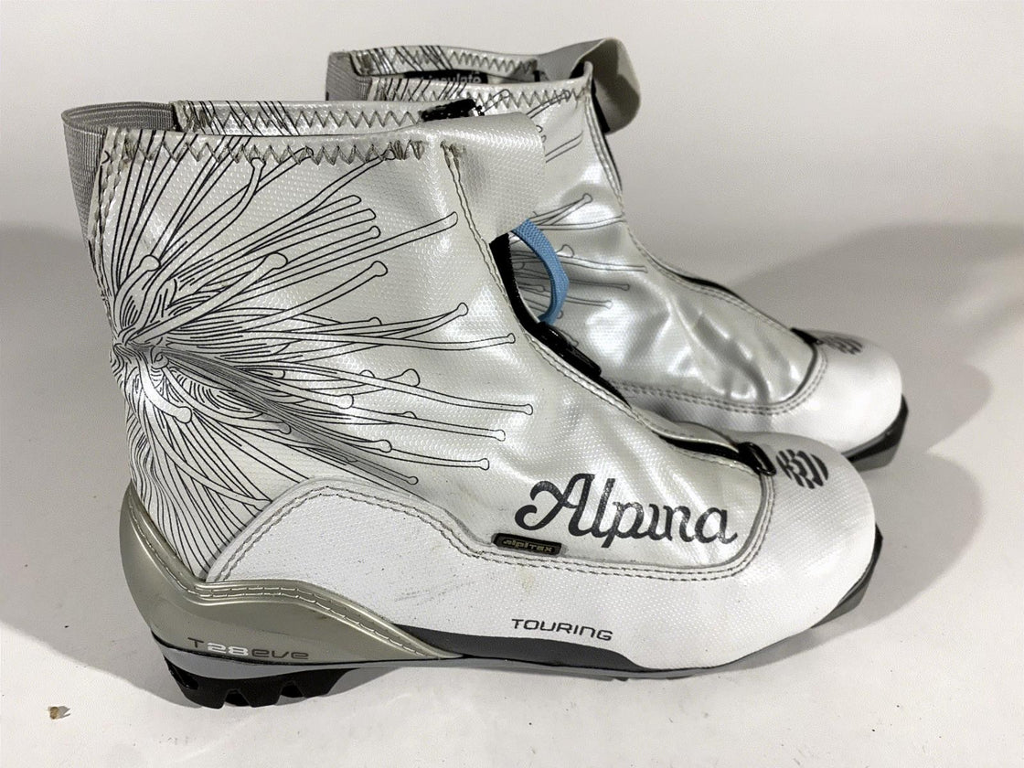 Alpina T28Eve Nordic Cross Country Ski Boots Size EU39 US7 NNN 1005