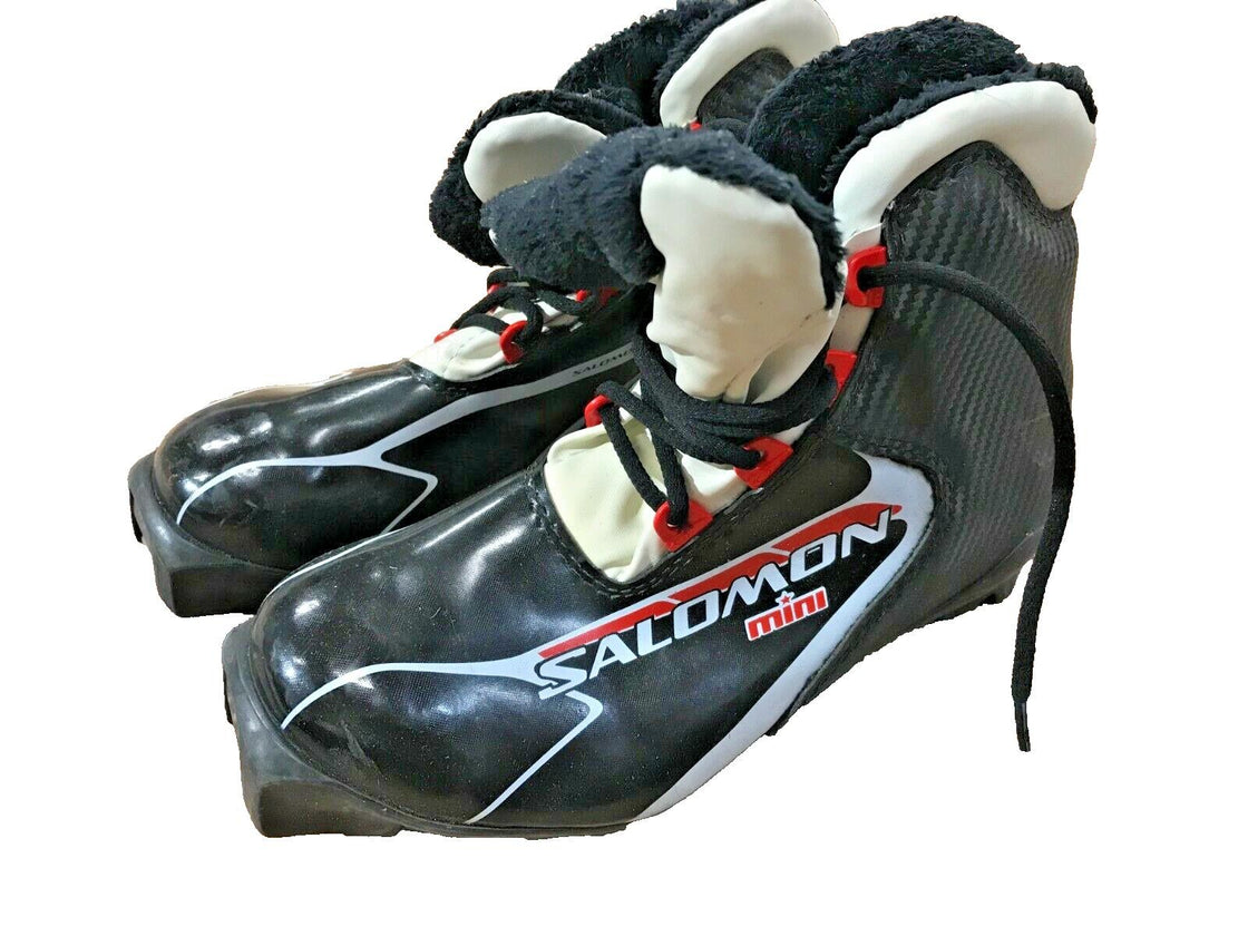SALOMON Mini Classic Cross Country Ski Boots Size EU36 2/3 US4.5 SNS Profil 2342
