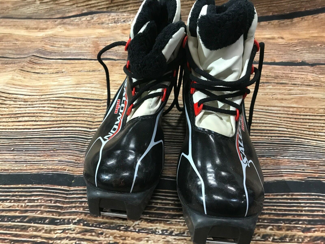 SALOMON Mini Classic Cross Country Ski Boots Size EU36 2/3 US4.5 SNS Profil 2342