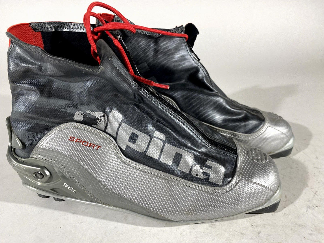 Alpina SCL Nordic Cross Country Ski Boots Size EU41 US8 for NNN 891