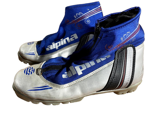 Alpina ST10 Cross Country Ski Boots Classic NNN EU 40 US 7.5 257mm 3204