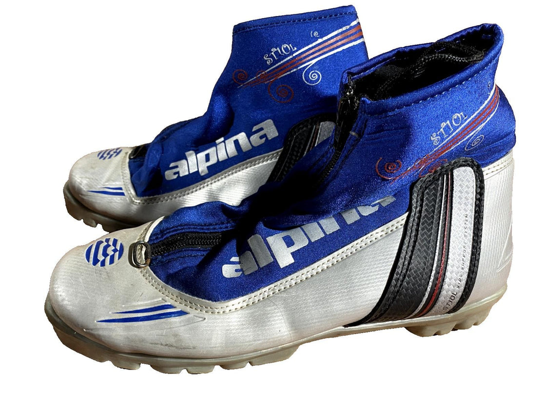 Alpina ST10 Nordic Cross Country Ski Boots Size EU40 US7.5 for NNN 3204