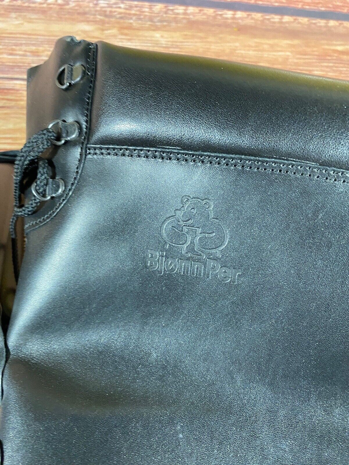 BJONNPER Vintage Cross Country Ski Boots Old Cable Bindings EU46 US13 KL190