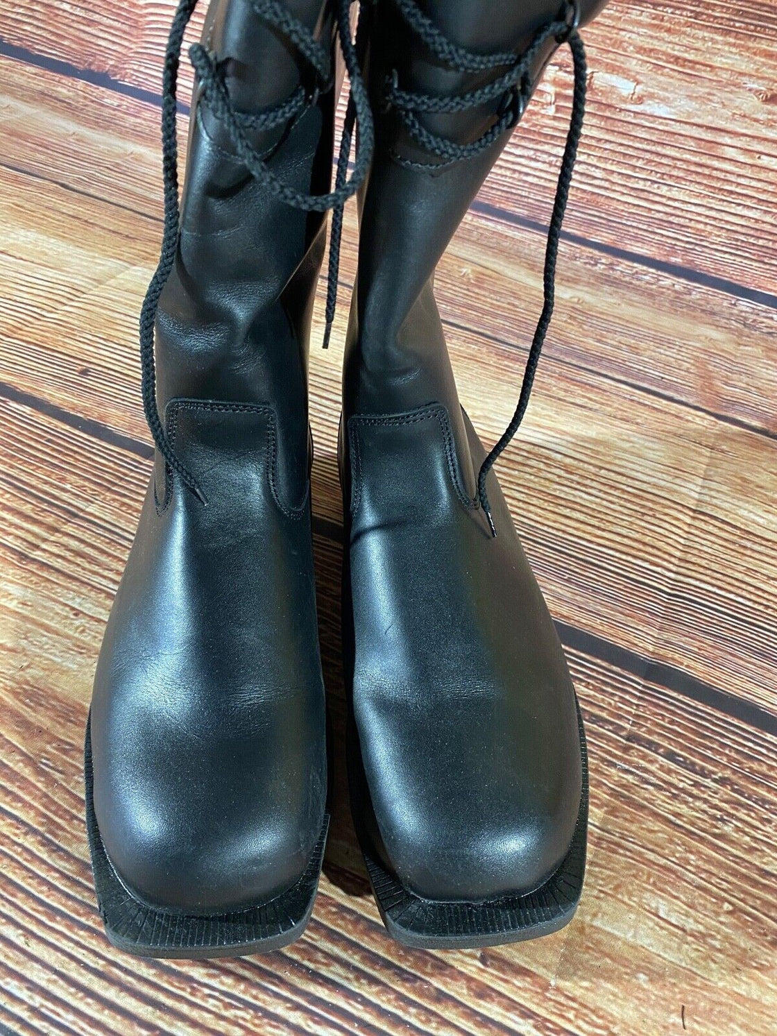 BJONNPER Vintage Cross Country Ski Boots Old Cable Bindings EU46 US13 KL190