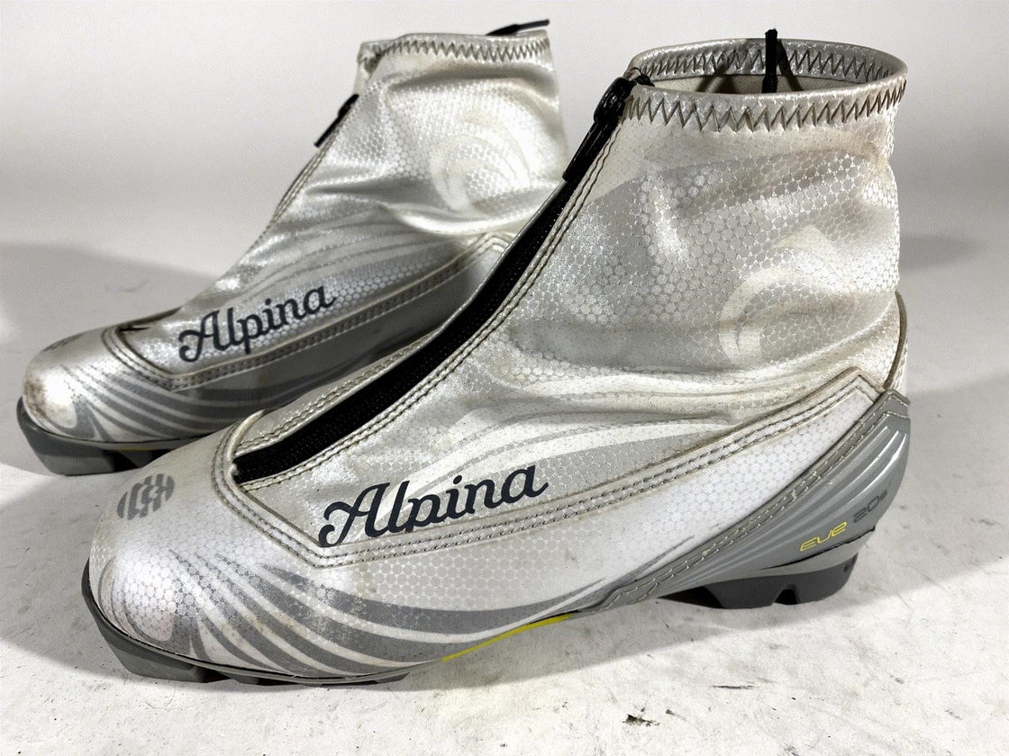 Alpina Eve20S Nordic Cross Country Ski Boots Size EU37 US5.5 for NNN 656